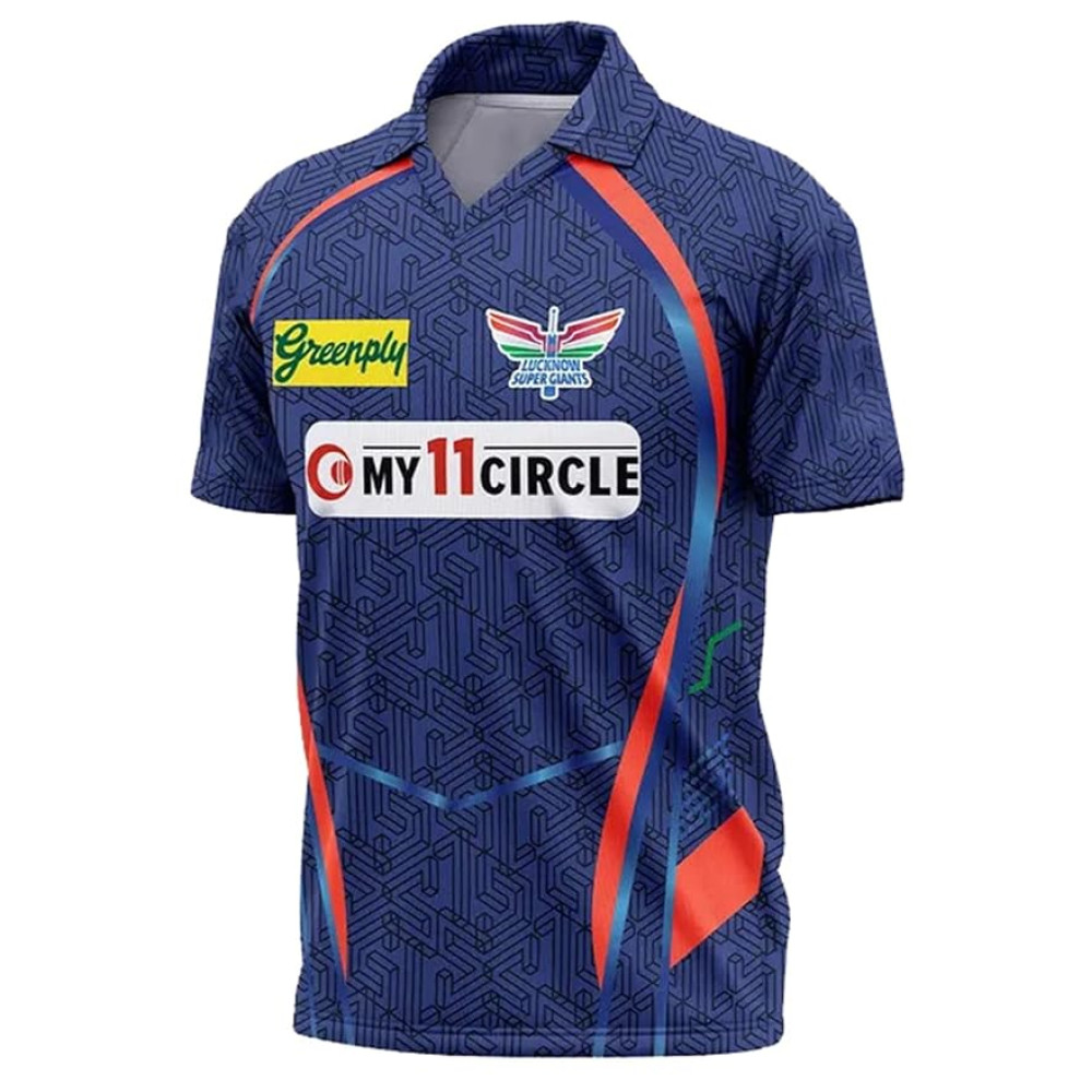 Lucknow Super Giants IPL Replica jersey 2024 (LSG 2024 With Name Personalization) Lucknow Super Giants IPL Replica jersey 2024 (LSG 2024 With Name Personalization)