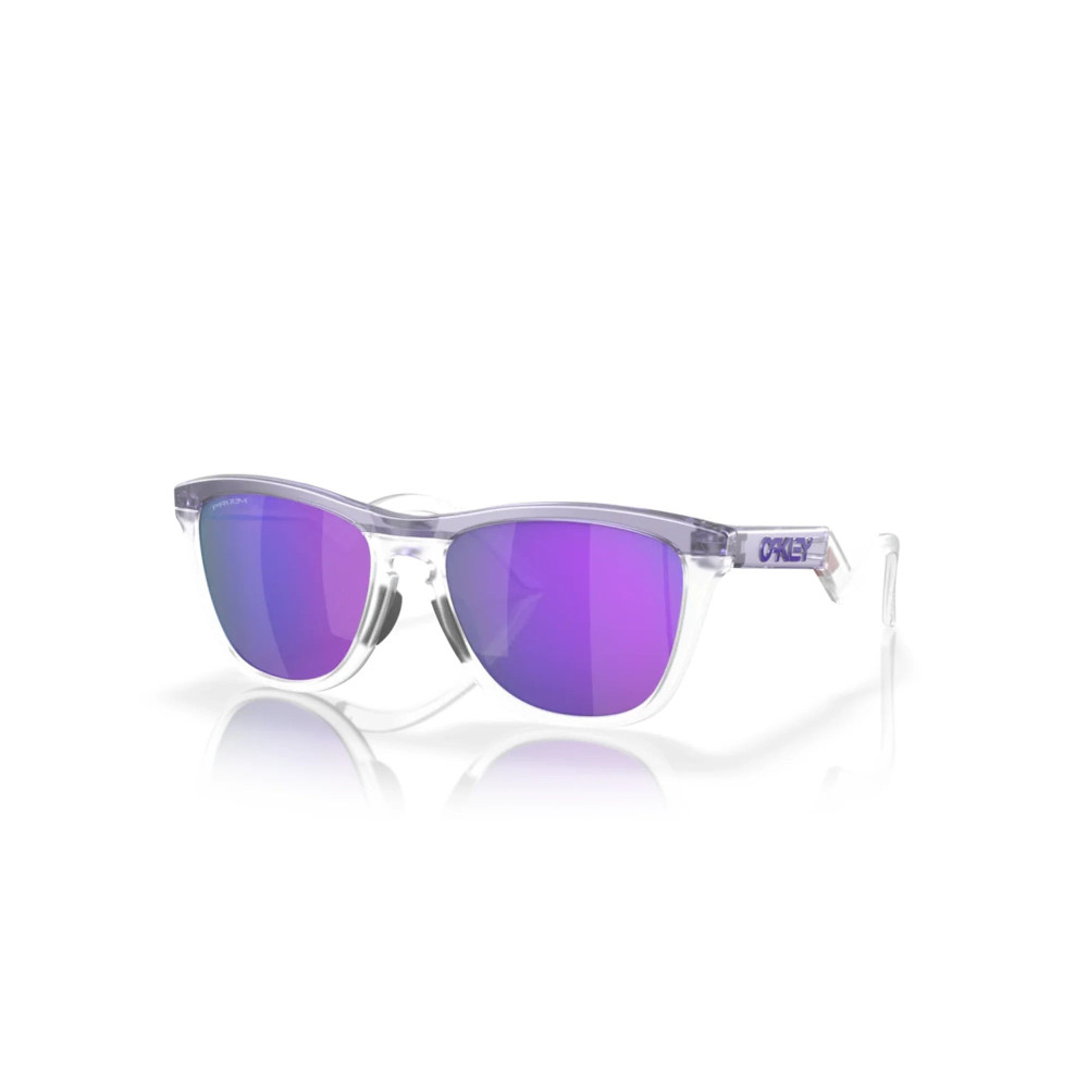 Oakley Frogskins Hybrid Matte trans Lilac Prizm Violet Sunglass Oakley Frogskins Hybrid Matte trans Lilac Prizm Violet Sunglass