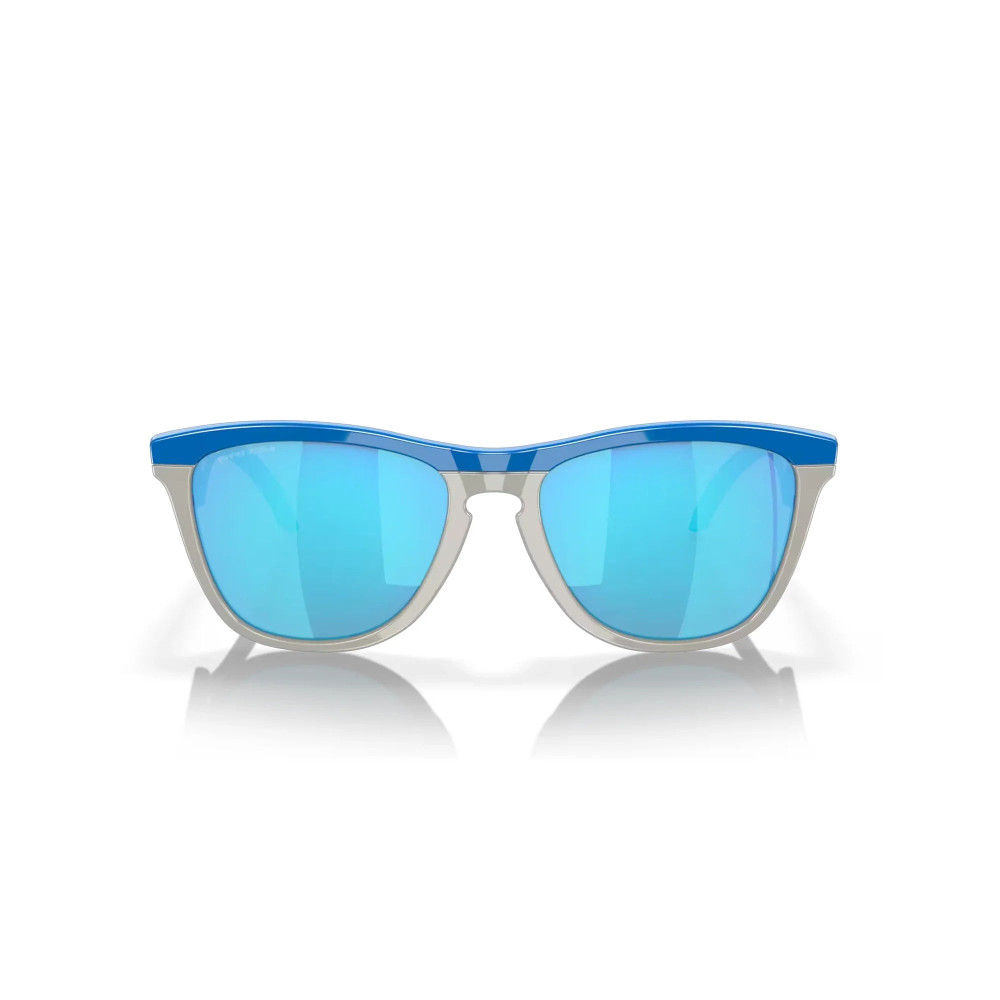 Oakley Frogskins Hybrid Primary Blue/Cool Grey Prizm Sapphire Sunglass Oakley Frogskins Hybrid Primary Blue/Cool Grey Prizm Sapphire Sunglass