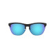Oakley Frogskins Lite Matte Black Prizm sapphire Sunglass Oakley Frogskins Lite Matte Black Prizm sapphire Sunglass