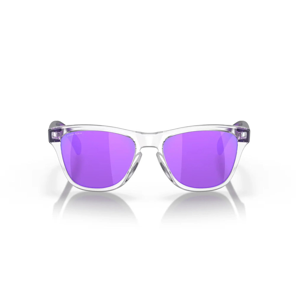 Oakley Frogskins XXS clear Prizm Violet Sunglass Oakley Frogskins XXS clear Prizm Violet Sunglass