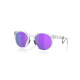 Oakley HSTN Metal Matte Clear Prizm Violet Sunglass Oakley HSTN Metal Matte Clear Prizm Violet Sunglass