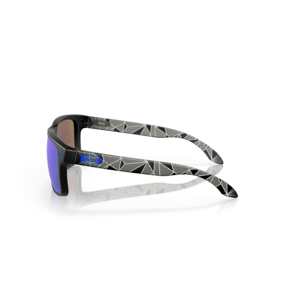 Oakley Holbrook Matte Black Prizm Sapphire Irid Polar Sunglass Oakley Holbrook Matte Black Prizm Sapphire Irid Polar Sunglass