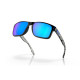 Oakley Holbrook Matte Black Prizm Sapphire Irid Polar Sunglass Oakley Holbrook Matte Black Prizm Sapphire Irid Polar Sunglass