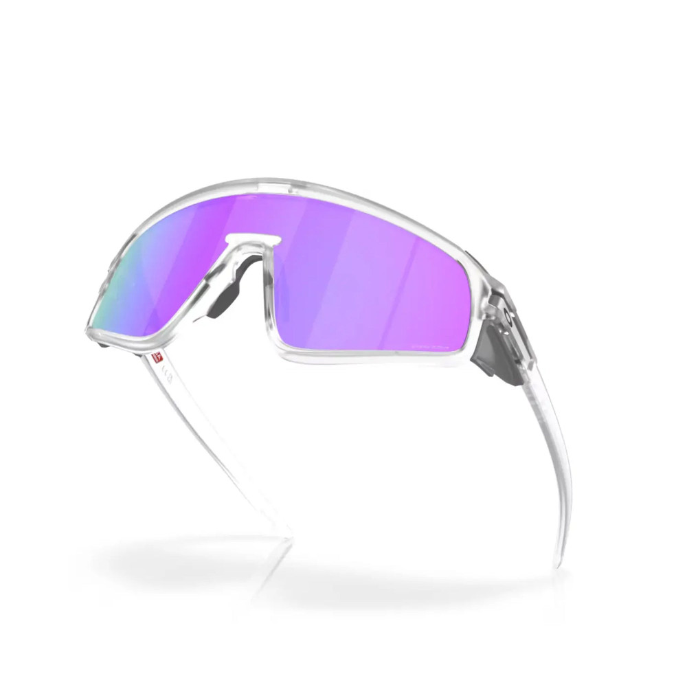 Oakley Latch Panel matte clear Prizm Violet Sunglass Oakley Latch Panel matte clear Prizm Violet Sunglass