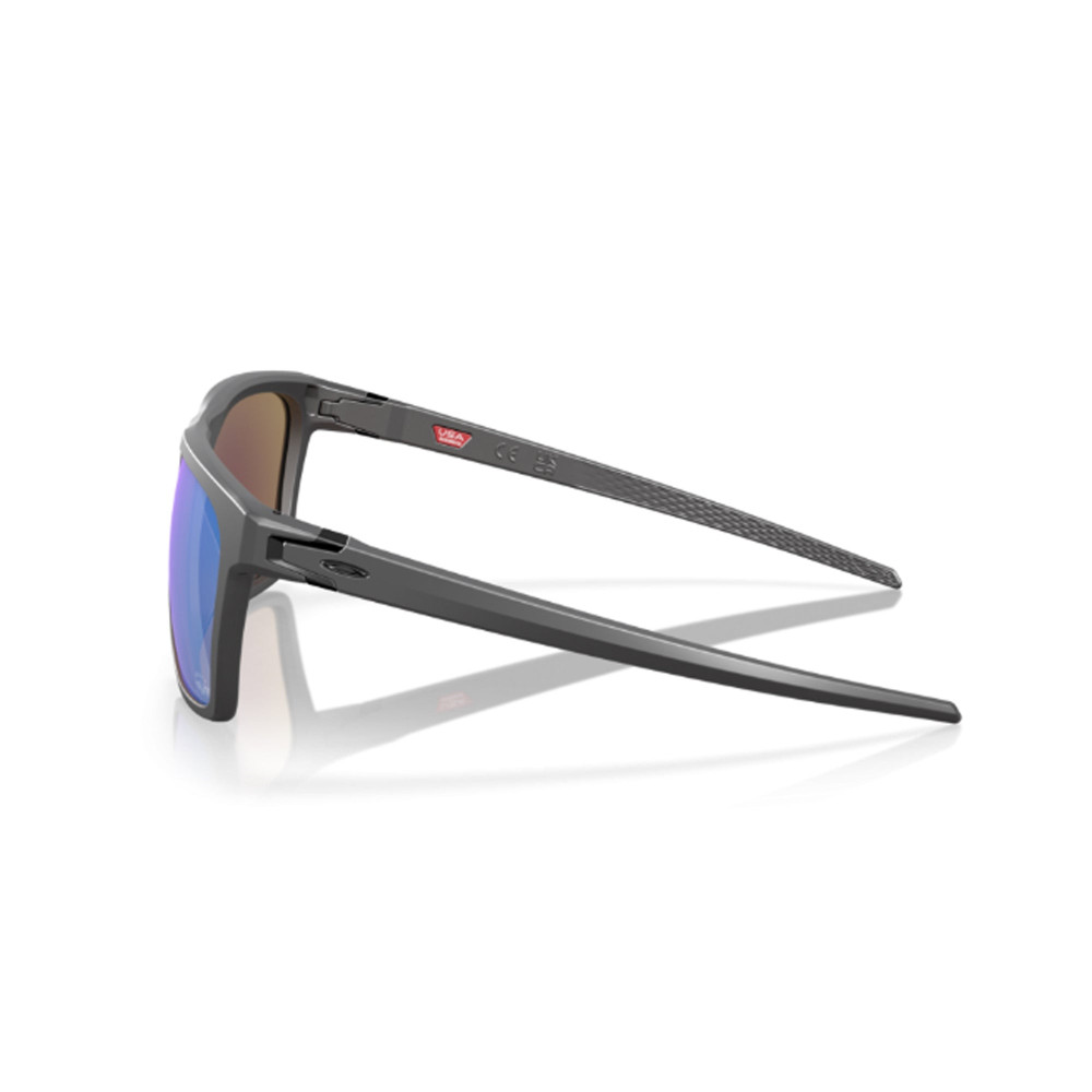 Oakley Leffingwell Matte Dark Grey Prizm Sapphire Sunglass Oakley Leffingwell Matte Dark Grey Prizm Sapphire Sunglass