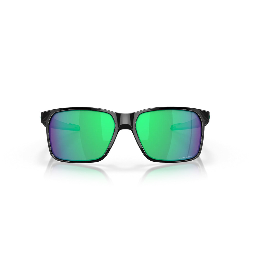 Oakley Portal X Polished Black Prizm Jade Sunglass Oakley Portal X Polished Black Prizm Jade Sunglass