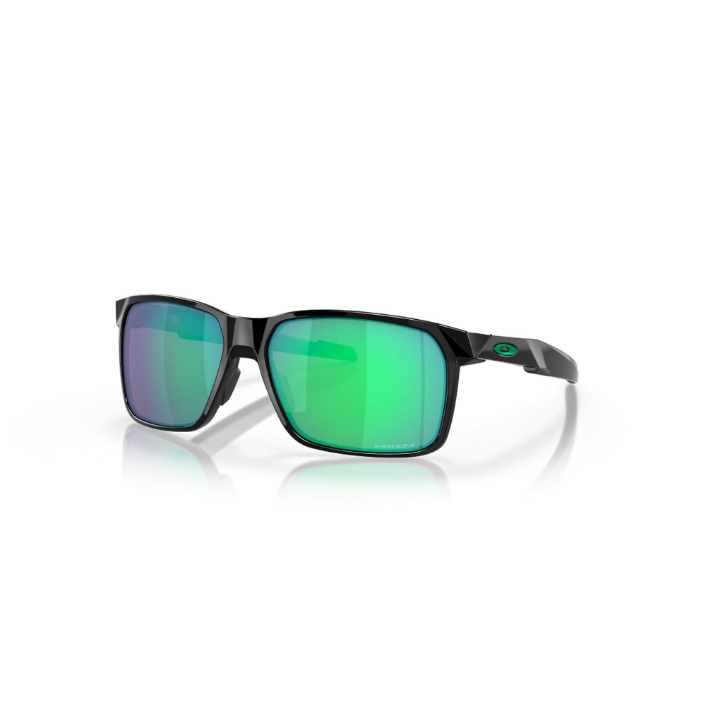 Oakley Portal X Polished Black Prizm Jade Sunglass Oakley Portal X Polished Black Prizm Jade Sunglass