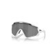 Oakley Wind Jacket 2.0 Matte White Prizm Black Sunglass Oakley Wind Jacket 2.0 Matte White Prizm Black Sunglass