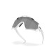Oakley Wind Jacket 2.0 Matte White Prizm Black Sunglass Oakley Wind Jacket 2.0 Matte White Prizm Black Sunglass