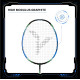 YOUNG Fury 11 Graphite Professional Badminton Racket, Lightweight, High Modulus 24-Ton Graphite, Strung, Includes Full Cover