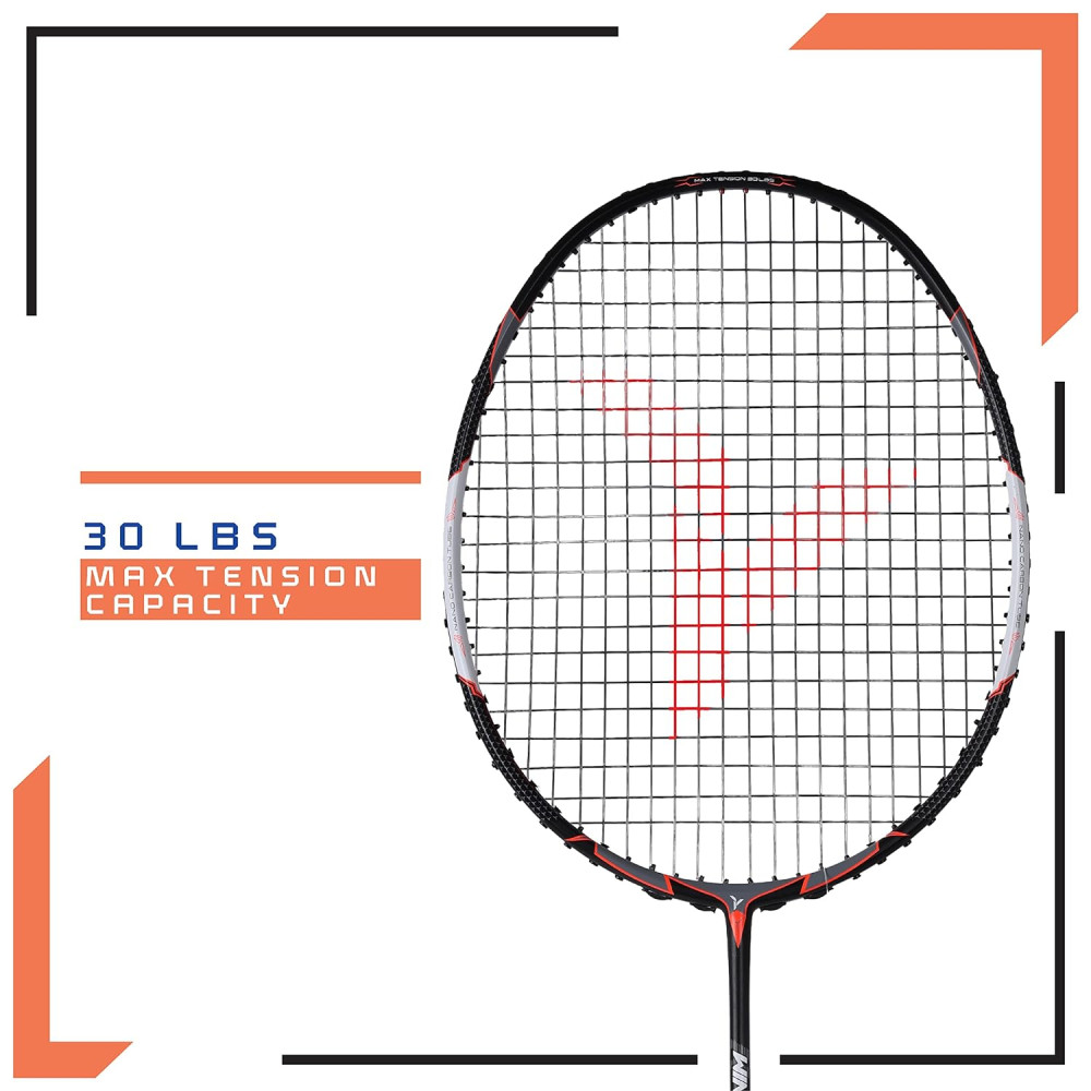 Young Wing Light 73 Black Orange Badminton Racket + R2 Badminton Kitbag Combo Young Wing Light 73 Black Orange Badminton Racket + R2 Badminton Kitbag Combo