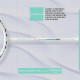 Young Dragonfly Superlite (72g, Hyper-Light) 30 LBS | UHM Japanese Carbon Fibre | Lightweight & Super-Speed | Head Heavy Graphite Badminton Racket with Customization and Full Cover (White)