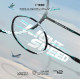 Young Dragonfly Superlite (72g, Hyper-Light) 30 LBS | UHM Japanese Carbon Fibre | Lightweight & Super-Speed | Head Heavy Graphite Badminton Racket with Customization and Full Cover (White)