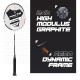 Young Aero 75 Ultra Light (75g, Pro-Grade) Strung Badminton Racket with Free Cover - Ultra Graphite Uni-Body Construction