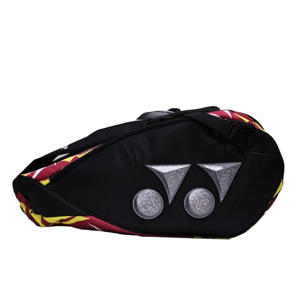 YONEX Badminton Champion Racquet Bag 22926T BT6-SR|6 Zipper Compartment for Saparate Storage of 9 Rackets,Shoes and Clothes|High Density EVA |Anti-Theft Zipper Locking System|Hand-Carry
