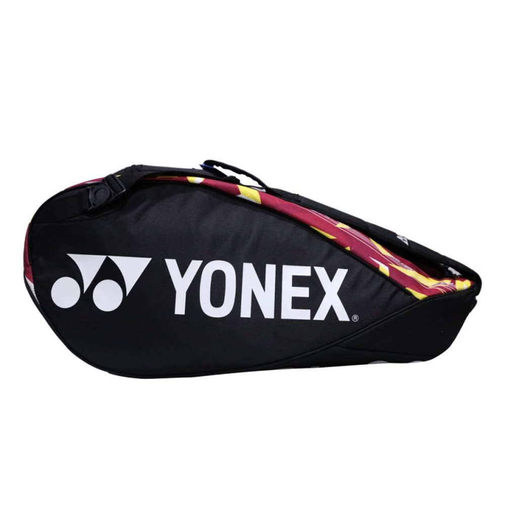 YONEX Badminton Champion Racquet Bag 22926T BT6-SR|6 Zipper Compartment for Saparate Storage of 9 Rackets,Shoes and Clothes|High Density EVA |Anti-Theft Zipper Locking System|Hand-Carry