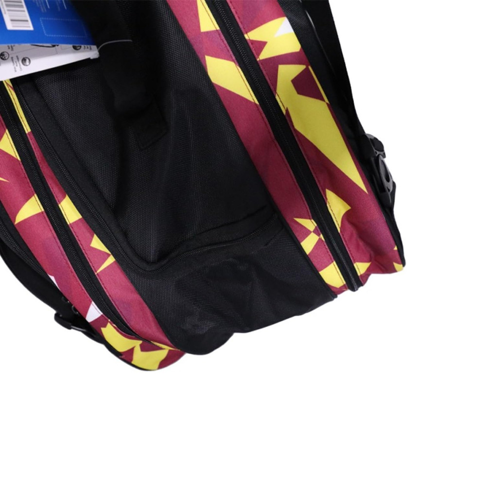 YONEX Badminton Champion Racquet Bag 22926T BT6-SR|6 Zipper Compartment for Saparate Storage of 9 Rackets,Shoes and Clothes|High Density EVA |Anti-Theft Zipper Locking System|Hand-Carry