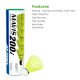 Yonex Mavis 200i Nylon Shuttle Cock, Pack of 6 (Yellow)