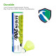Yonex Mavis 200i Nylon Shuttle Cock, Pack of 6 (Yellow)