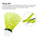 Yonex Mavis 2000 Green Cap Nylon Shuttlecock, Pack of 6 - Made in Japan