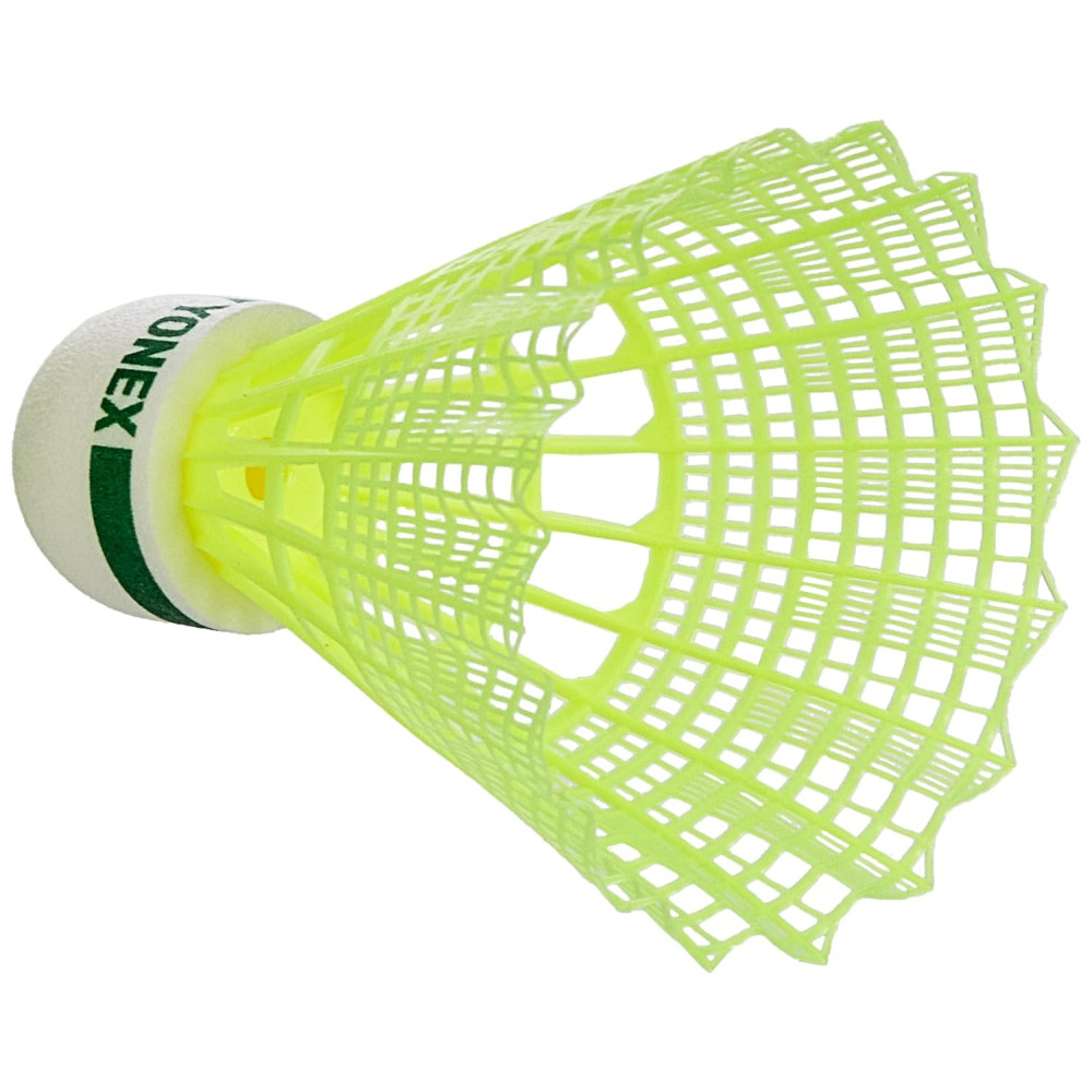 Yonex Mavis 10 Nylon Shuttlecock, Yellow, Pack of 6 | Made in Japan (Green Cap) Yonex Mavis 10 Nylon Shuttlecock, Yellow, Pack of 6 | Made in Japan (Green Cap)