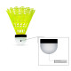 Li-Ning Bolt Boost Nylon Badminton Shuttlecocks (Yellow, Slow Speed) | High Quality | Synthetic Cork