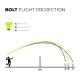 Li-Ning Bolt Boost Nylon Badminton Shuttlecocks (Yellow, Slow Speed) | High Quality | Synthetic Cork