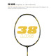 Apacs Finapi 232 Limited Edition (38 LBS Mega Tension) Made in Vietnam | Japanese Graphite Unstrung Badminton Racket (Black Red Gold)