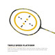 Apacs Finapi 232 Limited Edition (38 LBS Mega Tension) Made in Vietnam | Japanese Graphite Unstrung Badminton Racket (Black Red Gold)