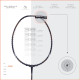 Apacs Finapi 232 (Unstrung, 38 LBS Max Tension) Made in Vietnam | 100% Japanese Graphite | High Modulus | High Power Badminton Racket with Free Full Cover | G1-4 1/4 inches (Black)