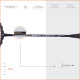 Apacs Finapi 232 (Unstrung, 38 LBS Max Tension) Made in Vietnam | 100% Japanese Graphite | High Modulus | High Power Badminton Racket with Free Full Cover | G1-4 1/4 inches (Black)
