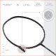 Apacs Finapi 232 (Unstrung, 38 LBS Max Tension) Made in Vietnam | 100% Japanese Graphite | High Modulus | High Power Badminton Racket with Free Full Cover | G1-4 1/4 inches (Black)