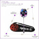 Apacs Finapi 232 (Unstrung, 38 LBS Max Tension) Made in Vietnam | 100% Japanese Graphite | High Modulus | High Power Badminton Racket with Free Full Cover | G1-4 1/4 inches (Black)