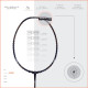 Apacs Finapi 232 (Unstrung, 38 LBS Max Tension) Made in Vietnam | 100% Japanese Graphite | High Modulus | High Power Badminton Racket with Free Full Cover | G1-4 1/4 inches (Black)