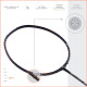 Apacs Finapi 232 (Unstrung, 38 LBS Max Tension) Made in Vietnam | 100% Japanese Graphite | High Modulus | High Power Badminton Racket with Free Full Cover | G1-4 1/4 inches (Black)