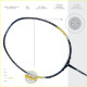 Apacs Finapi 232 (Unstrung, 38 LBS Max Tension) Made in Vietnam | 100% Japanese Graphite | High Modulus | High Power Badminton Racket with Free Full Cover | G1-4 1/4 inches (Black)