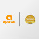 Apacs Finapi 232 (Unstrung, 38 LBS Max Tension) Made in Vietnam | 100% Japanese Graphite | High Modulus | High Power Badminton Racket with Free Full Cover | G1-4 1/4 inches (Black)