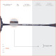 Apacs Finapi 232 (Unstrung, 38 LBS Max Tension) Made in Vietnam | 100% Japanese Graphite | High Modulus | High Power Badminton Racket with Free Full Cover | G1-4 1/4 inches (Black)