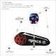 Apacs Finapi 232 (Unstrung, 38 LBS Max Tension) Made in Vietnam | 100% Japanese Graphite | High Modulus | High Power Badminton Racket with Free Full Cover | G1-4 1/4 inches (Black)