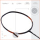 Apacs Finapi 232 (Unstrung, 38 LBS Max Tension) Made in Vietnam | 100% Japanese Graphite | High Modulus | High Power Badminton Racket with Free Full Cover | G1-4 1/4 inches (Black)