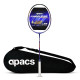 Apacs Finapi 232 Reborn (Unstrung, 42 LBS Mega Tension, World's Toughest Frame) Power Series Badminton Racket | Made with 100% Japanese Ultra Graphite Badminton Racquet with Full Cover (Black)