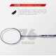 Apacs Nano Fusion Speed 722 (76 grams, Made in Vietnam) Ulta Light Weight | Japanese Graphite Unstrung Badminton Racket with Free Full Cover | G2-4 1/8 inches (Grey)