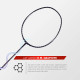 Apacs Nano Fusion Speed 722 (76 grams, Made in Vietnam) Ulta Light Weight | Japanese Graphite Unstrung Badminton Racket with Free Full Cover | G2-4 1/8 inches (Grey)