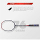 Apacs Nano Fusion Speed 722 (76 grams, Made in Vietnam) Ulta Light Weight | Japanese Graphite Unstrung Badminton Racket with Free Full Cover | G2-4 1/8 inches (Grey)