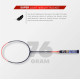 Apacs Nano Fusion Speed 722 (76 grams, Made in Vietnam) Ulta Light Weight | Japanese Graphite Unstrung Badminton Racket with Free Full Cover | G2-4 1/8 inches (Grey)