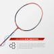 Apacs Nano Fusion Speed 722 (76 grams, Made in Vietnam) Ulta Light Weight | Japanese Graphite Unstrung Badminton Racket with Free Full Cover | G2-4 1/8 inches (Grey)