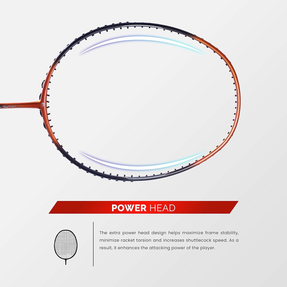 Apacs Nano Fusion Speed 722 (76 grams, Made in Vietnam) Ulta Light Weight | Japanese Graphite Unstrung Badminton Racket with Free Full Cover | G2-4 1/8 inches (Grey)