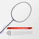 Apacs Nano Fusion Speed 722 (76 grams, Made in Vietnam) Ulta Light Weight | Japanese Graphite Unstrung Badminton Racket with Free Full Cover | G2-4 1/8 inches (Grey)