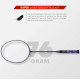 Apacs Nano Fusion Speed 722 (76 grams, Made in Vietnam) Ulta Light Weight | Japanese Graphite Unstrung Badminton Racket with Free Full Cover | G2-4 1/8 inches (Grey)